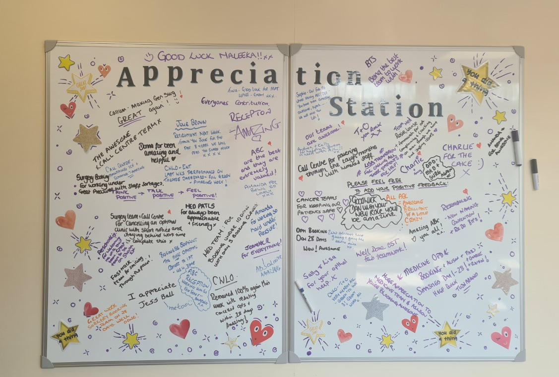 appreciation station board of compliments